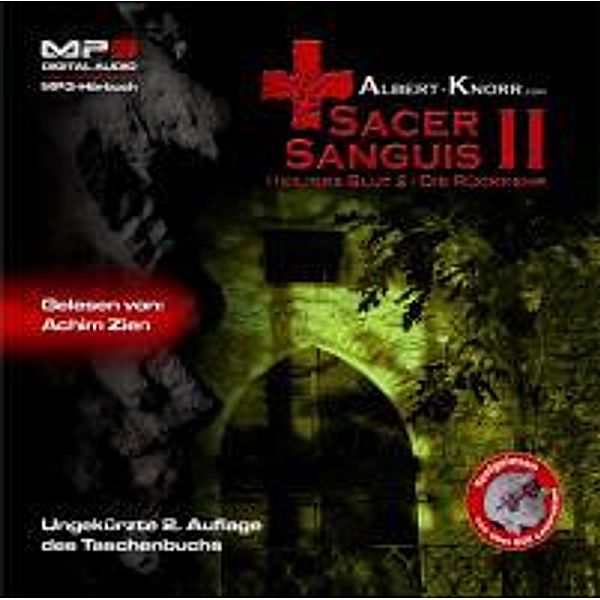Sacer Sanguis - Heiliges Blut, MP3-CDsTl.2 Die Rückkehr, 2 MP3-CDs