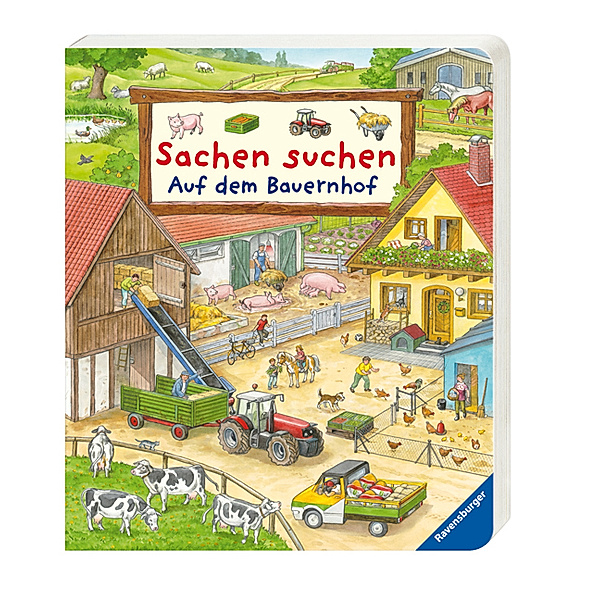 Sachen suchen: Auf dem Bauernhof - Wimmelbuch ab 2 Jahren, Susanne Gernhäuser