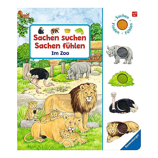 Sachen suchen, Sachen fühlen: Im Zoo: Suchen, finden, fühlen, Frauke Nahrgang