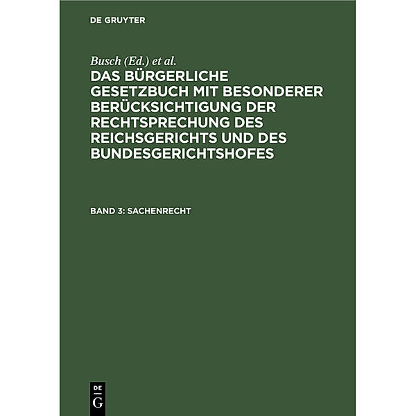 Sachenrecht