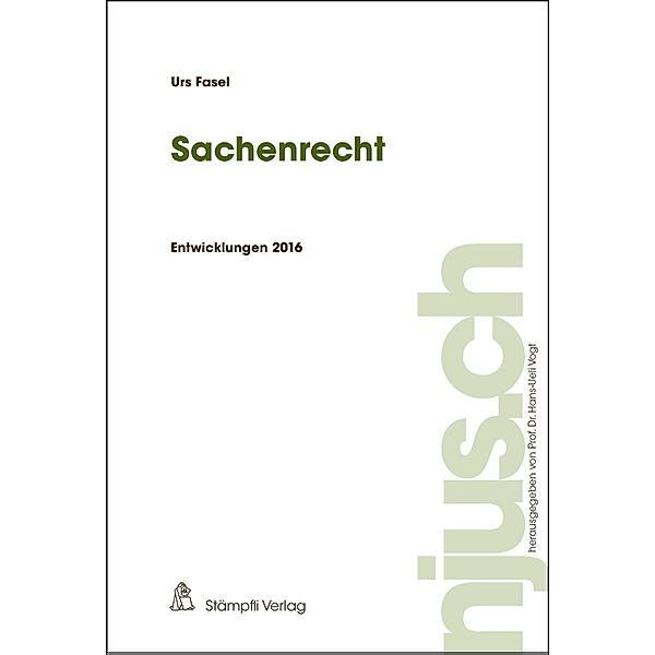 Sachenrecht / njus.ch, Urs Fasel