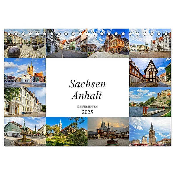 Sachsen Anhalt Impressionen (Tischkalender 2025 DIN A5 quer), CALVENDO Monatskalender, Calvendo, Dirk Meutzner