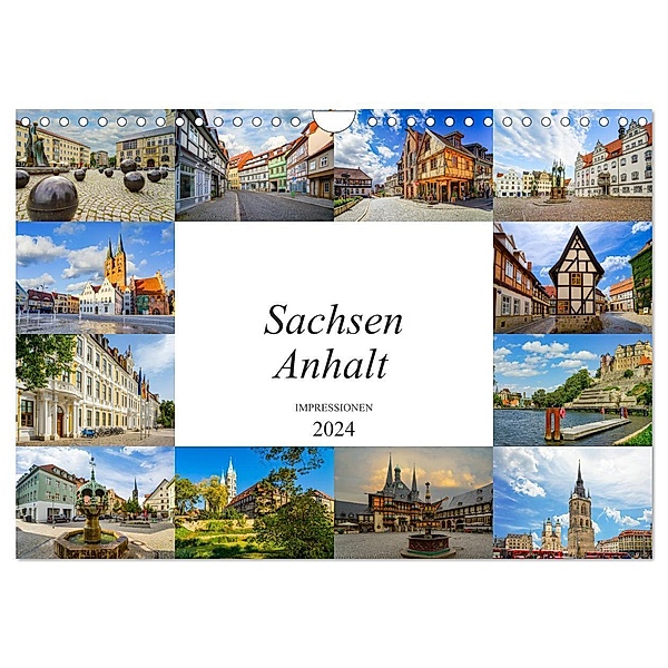 Sachsen Anhalt Impressionen (Wandkalender 2024 DIN A4 quer), CALVENDO Monatskalender, Dirk Meutzner