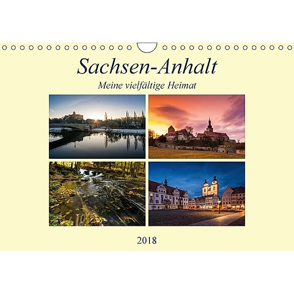 Sachsen-Anhalt - Meine vielfältige Heimat (Wandkalender 2018 DIN A4 quer) Dieser erfolgreiche Kalender wurde dieses Jahr, Martin Wasilewski
