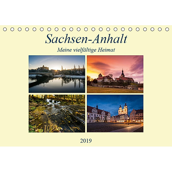 Sachsen-Anhalt - Meine vielfältige Heimat (Tischkalender 2019 DIN A5 quer), Martin Wasilewski