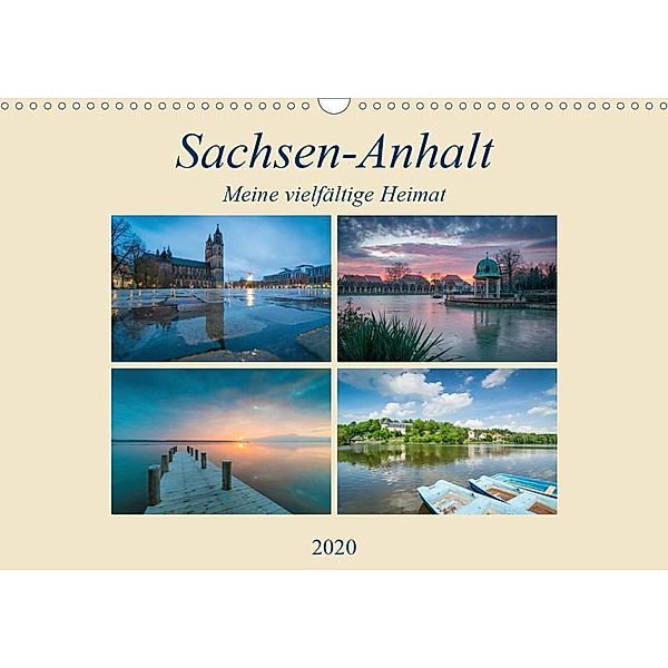 Sachsen-Anhalt - Meine vielfältige Heimat (Wandkalender 2020 DIN A3 quer), Martin Wasilewski