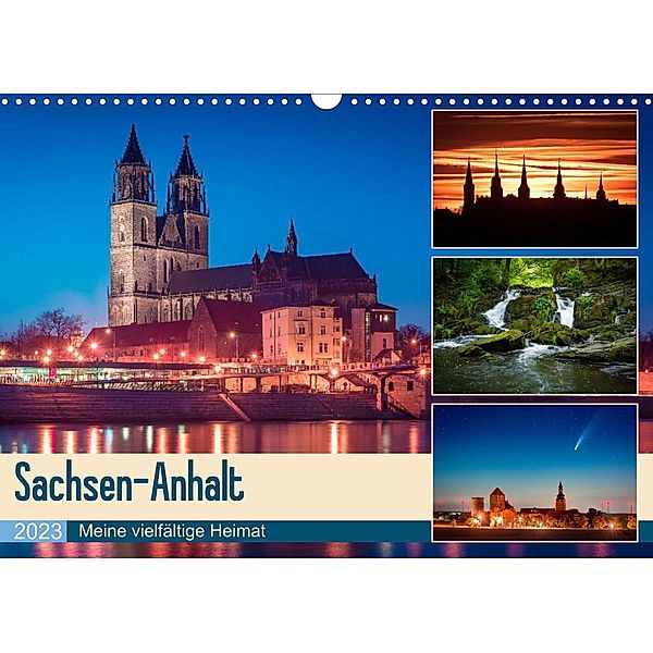 Sachsen-Anhalt - Meine vielfältige Heimat (Wandkalender 2023 DIN A3 quer), Martin Wasilewski
