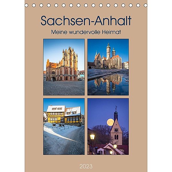 Sachsen-Anhalt - Meine wundervolle Heimat (Tischkalender 2023 DIN A5 hoch), Martin Wasilewski
