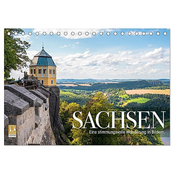 Sachsen - Eine stimmungsvolle Wanderung in Bildern (Tischkalender 2025 DIN A5 quer), CALVENDO Monatskalender, Calvendo, Gunnar Freise (lenshiker@gmail.com)