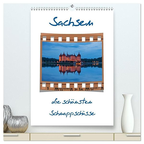 Sachsen (hochwertiger Premium Wandkalender 2024 DIN A2 hoch), Kunstdruck in Hochglanz, Gunter Kirsch