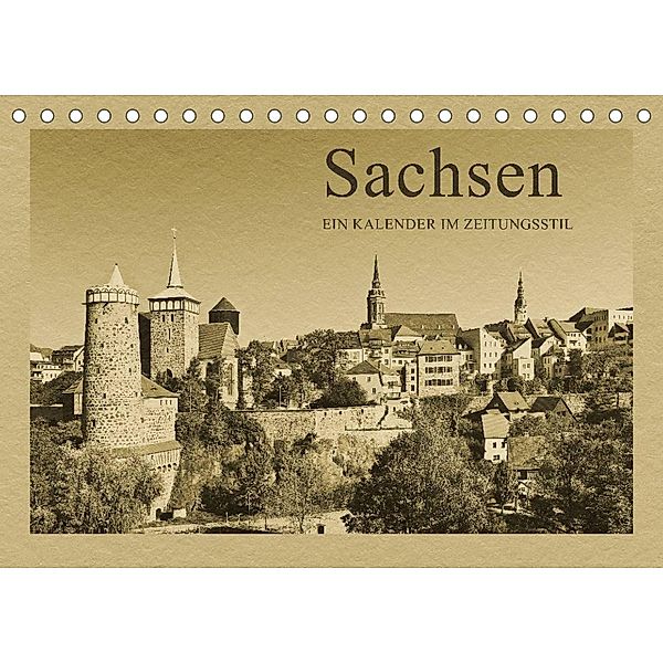 Sachsen (Tischkalender 2023 DIN A5 quer), Gunter Kirsch