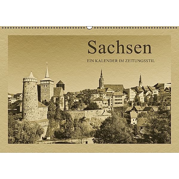 Sachsen (Wandkalender 2014 DIN A2 quer), Gunter Kirsch