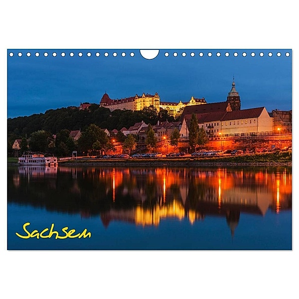 Sachsen (Wandkalender 2024 DIN A4 quer), CALVENDO Monatskalender, Gunter Kirsch