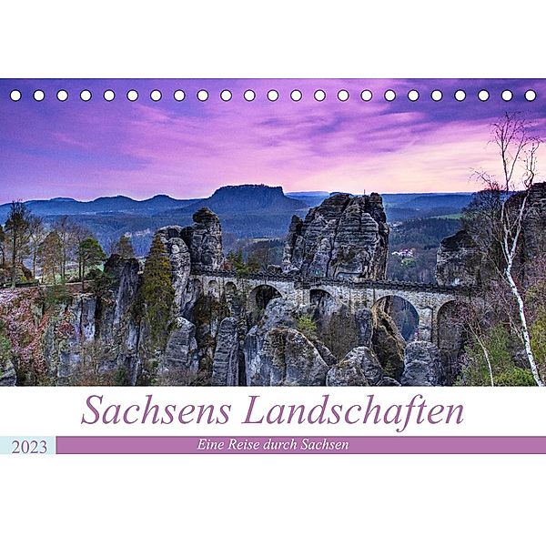 Sachsens Landschaften (Tischkalender 2023 DIN A5 quer), Mario Koch Fotografie