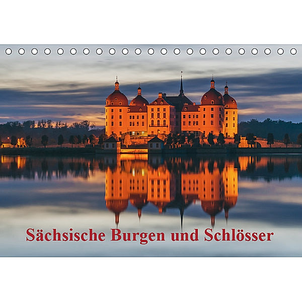 Sächsische Burgen und Schlösser / CH-Version (Tischkalender 2019 DIN A5 quer), Gunter Kirsch