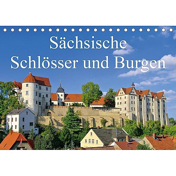 Sächsische Schlösser und Burgen (Tischkalender 2021 DIN A5 quer), LianeM