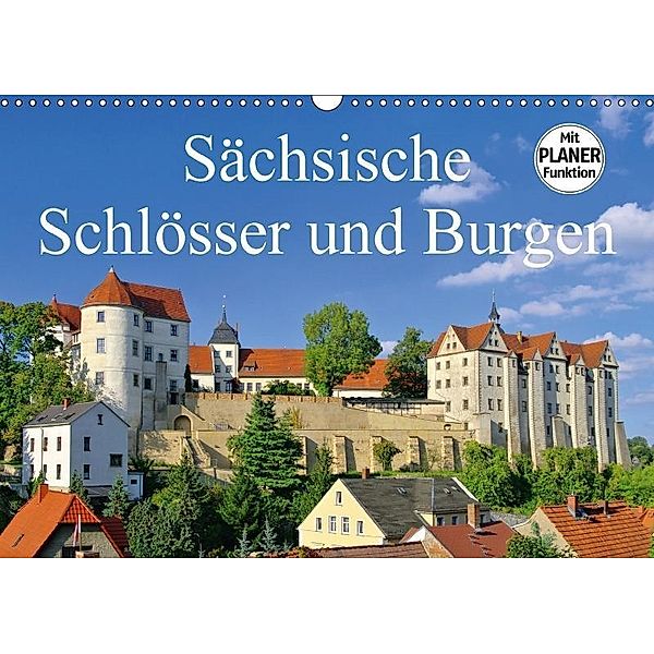 Sächsische Schlösser und Burgen (Wandkalender 2017 DIN A3 quer), LianeM