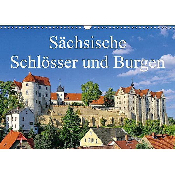 Sächsische Schlösser und Burgen (Wandkalender 2021 DIN A3 quer), LianeM