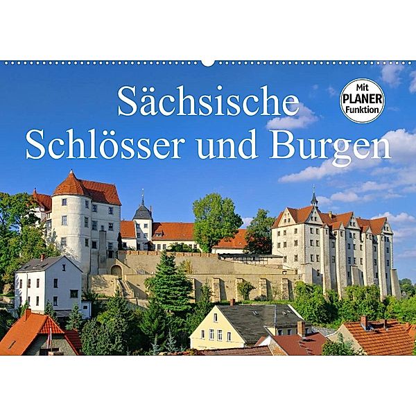 Sächsische Schlösser und Burgen (Wandkalender 2023 DIN A2 quer), LianeM