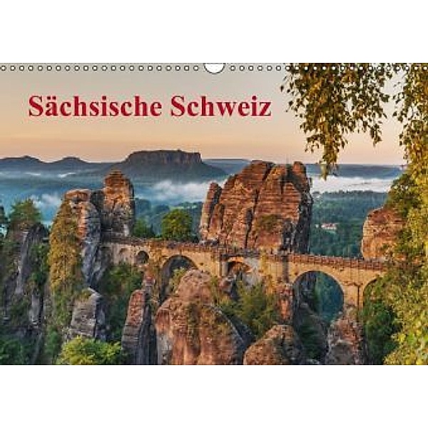 Sächsische Schweiz / AT-Version (Wandkalender 2015 DIN A3 quer), Gunter Kirsch