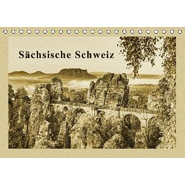 Sächsische Schweiz / CH-Version (Tischkalender 2015 DIN A5 quer), Gunter Kirsch