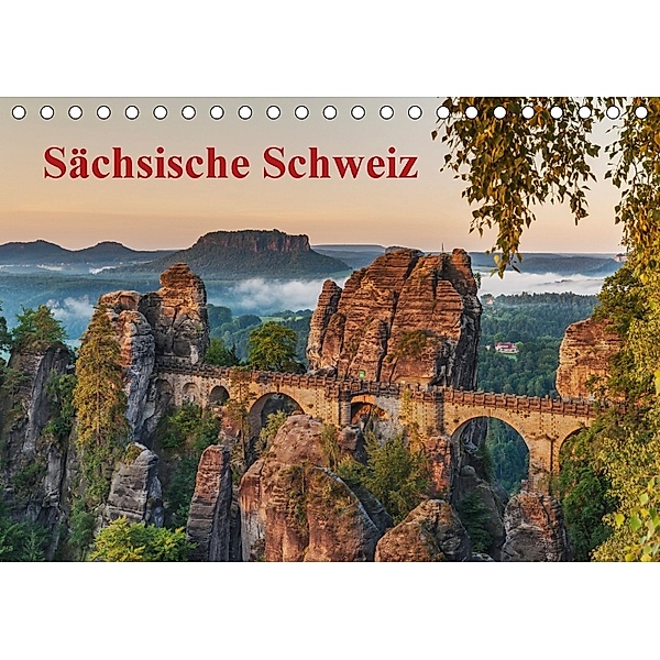 Sächsische Schweiz / CH-Version (Tischkalender 2018 DIN A5 quer), Gunter Kirsch