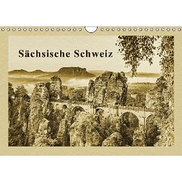Sächsische Schweiz / CH-Version (Wandkalender 2015 DIN A4 quer), Gunter Kirsch