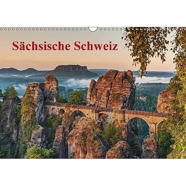 Sächsische Schweiz / CH-Version (Wandkalender 2018 DIN A3 quer), Gunter Kirsch