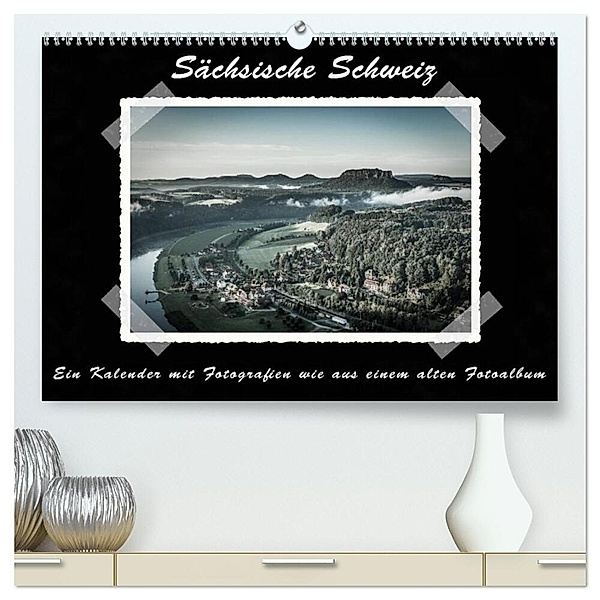 Sächsische Schweiz (hochwertiger Premium Wandkalender 2024 DIN A2 quer), Kunstdruck in Hochglanz, Gunter Kirsch