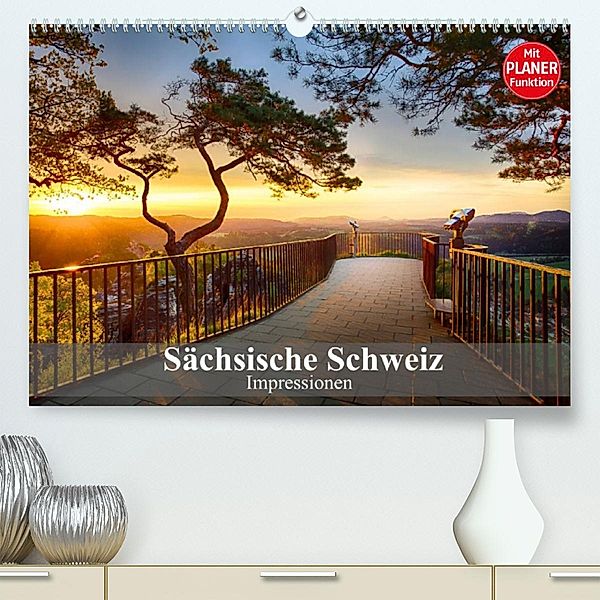 Sächsische Schweiz - Impressionen (Premium, hochwertiger DIN A2 Wandkalender 2023, Kunstdruck in Hochglanz), Dirk Meutzner