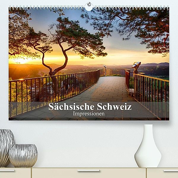 Sächsische Schweiz - Impressionen (Premium, hochwertiger DIN A2 Wandkalender 2023, Kunstdruck in Hochglanz), Dirk Meutzner