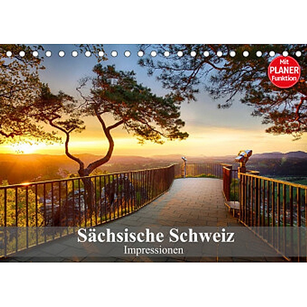 Sächsische Schweiz - Impressionen (Tischkalender 2022 DIN A5 quer), Dirk Meutzner