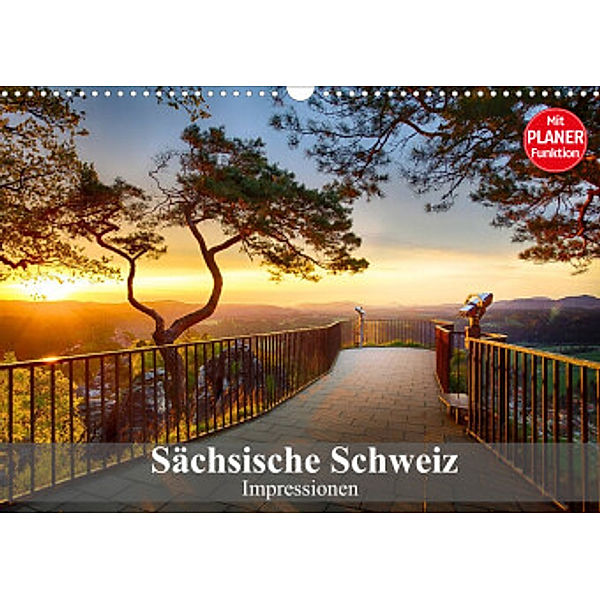 Sächsische Schweiz - Impressionen (Wandkalender 2022 DIN A3 quer), Dirk Meutzner