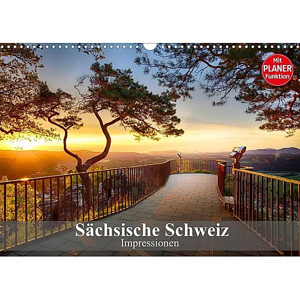 Sächsische Schweiz - Impressionen (Wandkalender 2023 DIN A3 quer), Dirk Meutzner