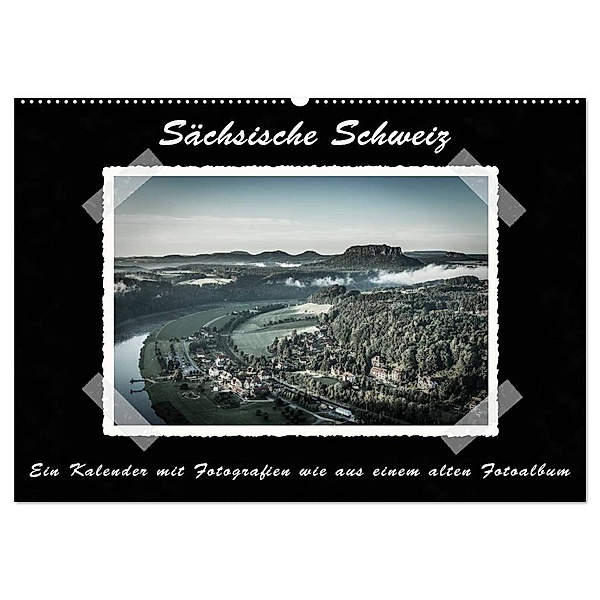 Sächsische Schweiz (Wandkalender 2024 DIN A2 quer), CALVENDO Monatskalender, Gunter Kirsch