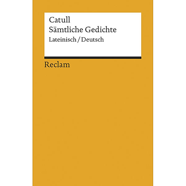 Sämtliche Gedichte, Catull