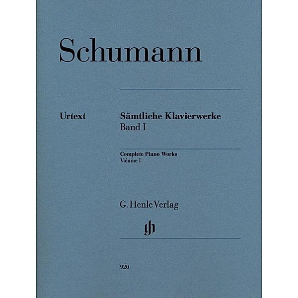 Sämtliche Klavierwerke 1, Robert Schumann