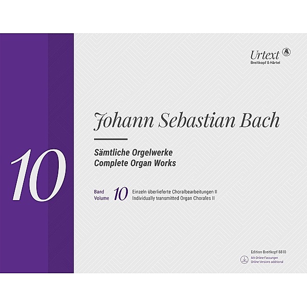 Sämtliche Orgelwerke, Band 10, Johann Sebastian Bach