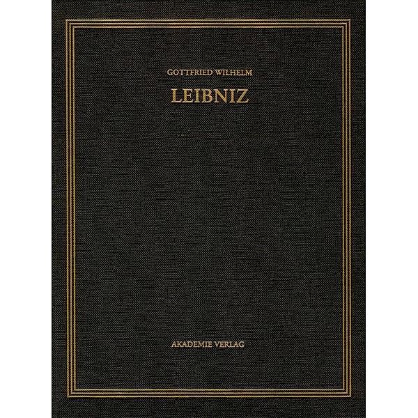 Sämtliche Schriften und Briefe Band 22. Januar - Dezember 1703, Gottfried Wilhelm Leibniz