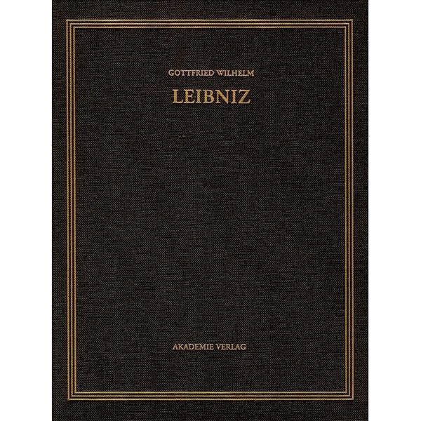 Sämtliche Schriften und Briefe Band 6, Gottfried Wilhelm Leibniz