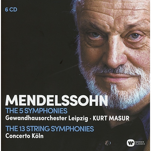 Sämtliche Sinfonien 1-5 (Ga)/Streichersinfonien, Kurt Masur, Gol, Concerto Köln