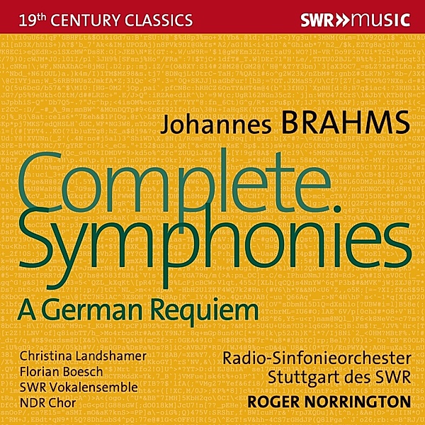 Sämtliche Sinfonien & Ein Deutsches Requiem, Roger Sir Norrington, RSO Stuttgart des SWR