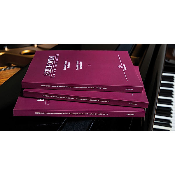 Sämtliche Sonaten für Klavier I-III, Partitur, Ludwig van Beethoven