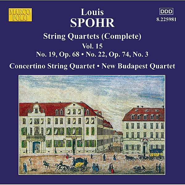 Sämtliche Streichquartette Vol.15, Concertino String Quartet, New Budapest Quartet