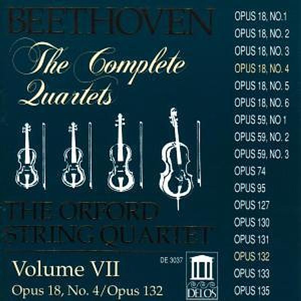 Sämtliche Streichquartette Vol.7, Orford String Quartet
