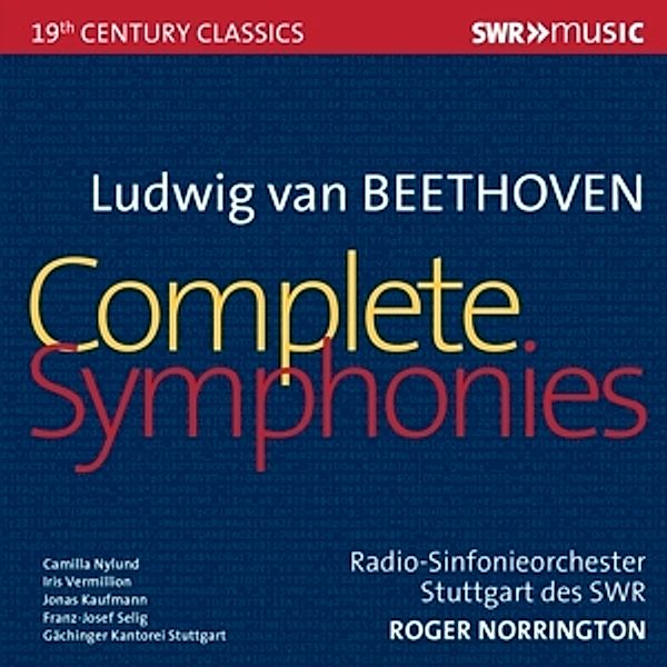 Sämtliche Symphonien [5cd-Box], Roger Norrington, Jonas Kaufmann, Rso Stuttgart