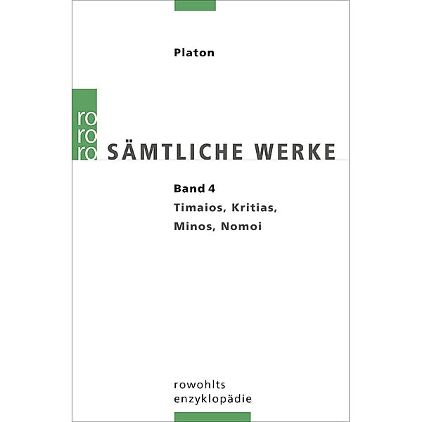 Sämtliche Werke 4.Bd.4, Platon