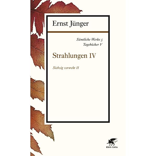 Sämtliche Werke - Band 5, Ernst Jünger