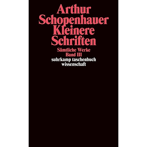 Sämtliche Werke in fünf Bänden.Bd.3, Arthur Schopenhauer