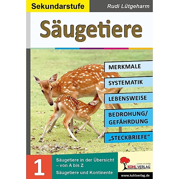 Säugetiere - Merkmale, Lebensraum, Systematik, Rudi Lütgeharm